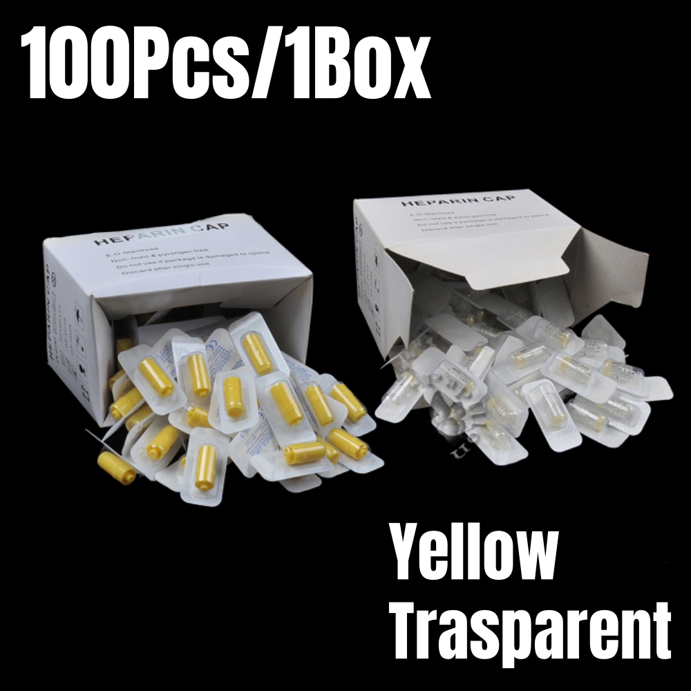 Pet Supplies Warehouse - 100 unids/caja gorra Heparin IV cápsulas
