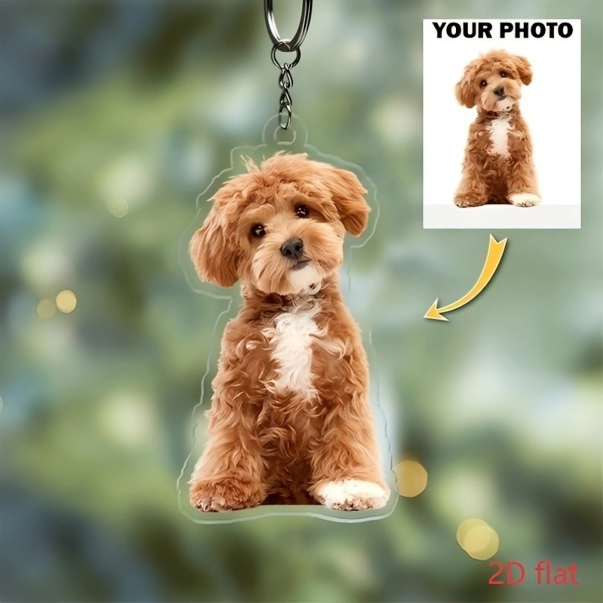 Pet Supplies Outlet - Llavero con Foto Personalizada – Llavero