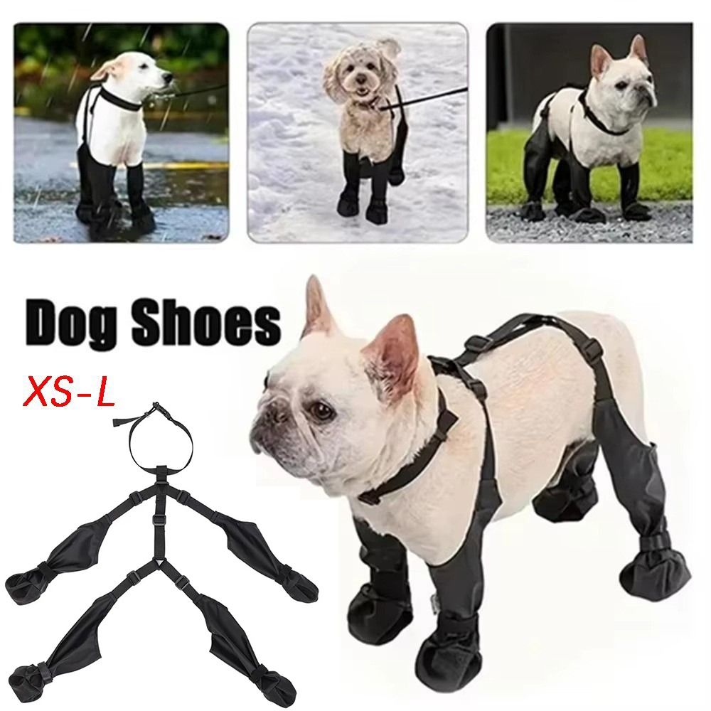 Dog Booties Paw Protector - Zapatos Impermeables Antideslizantes para Perros, Botas