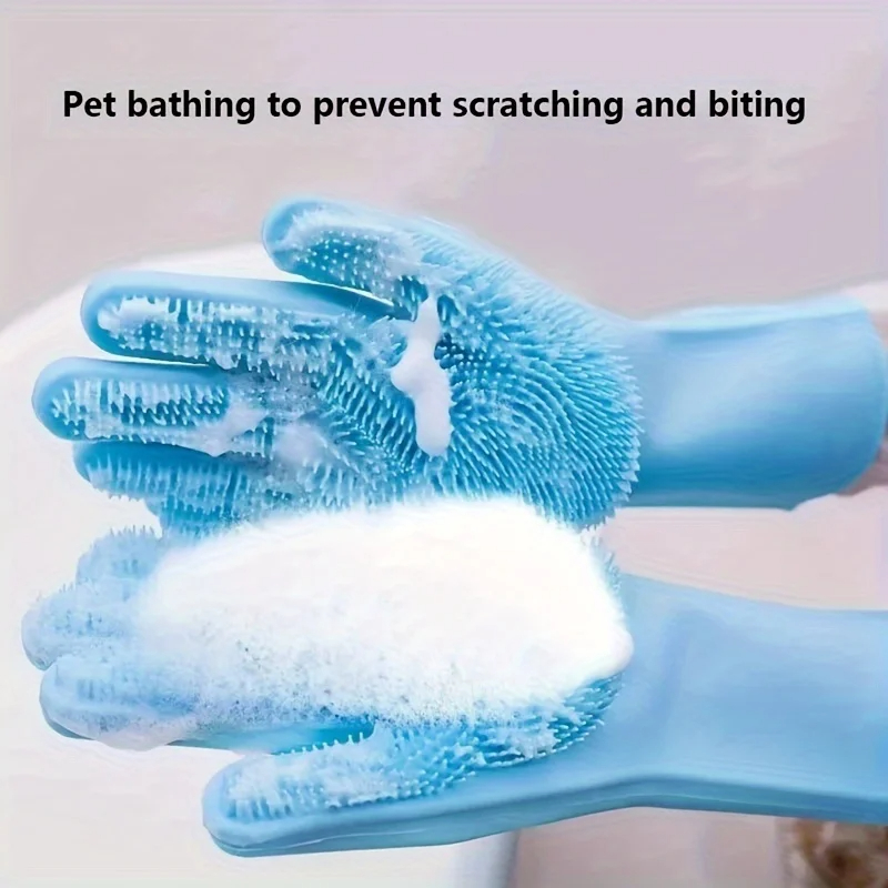 Pet Supplies Warehouse - Guantes Multifuncionales de Silicona para el
