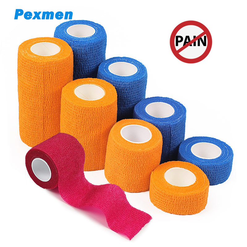 Pet Supplies Vet - Pexmen-envoltura de vendaje autoadhesiva, cinta de