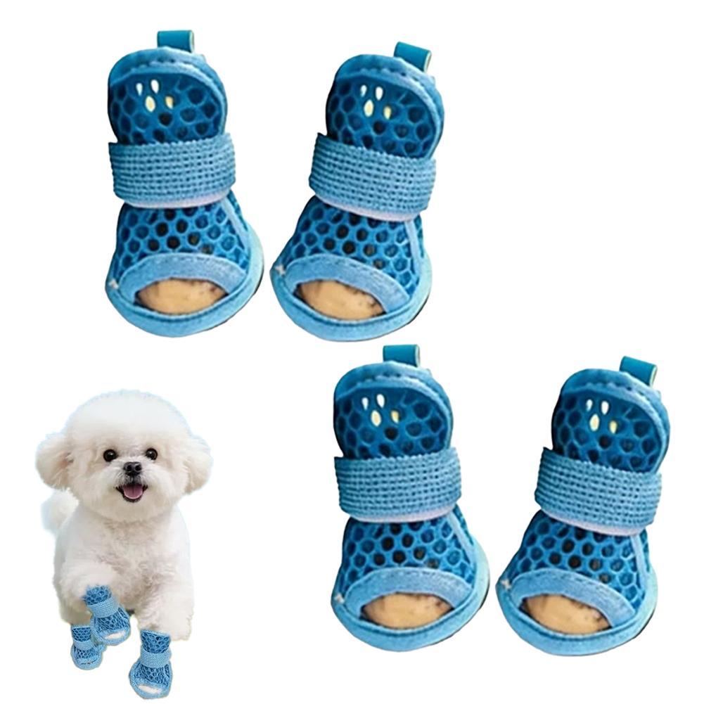 Dog Booties Paw Protector - Zapatos Transpirables de Verano para Perros,