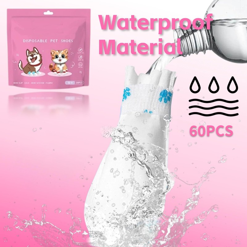 【NUEVAS】Cubiertas desechables  - Dog Booties Paw Protector reseña y precio