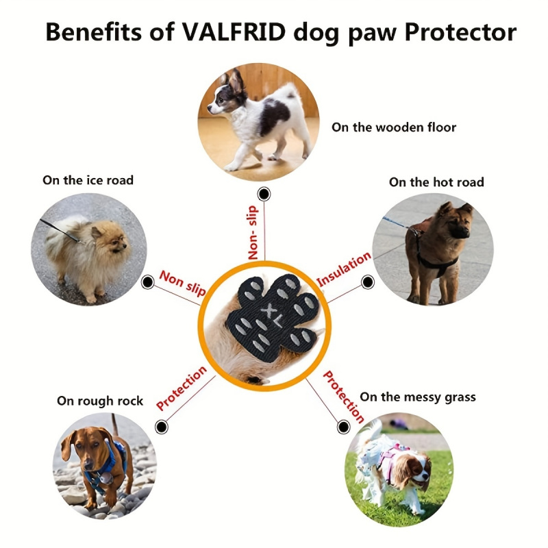 Almohadillas antideslizantes p - Dog Booties Paw Protector reseña y precio