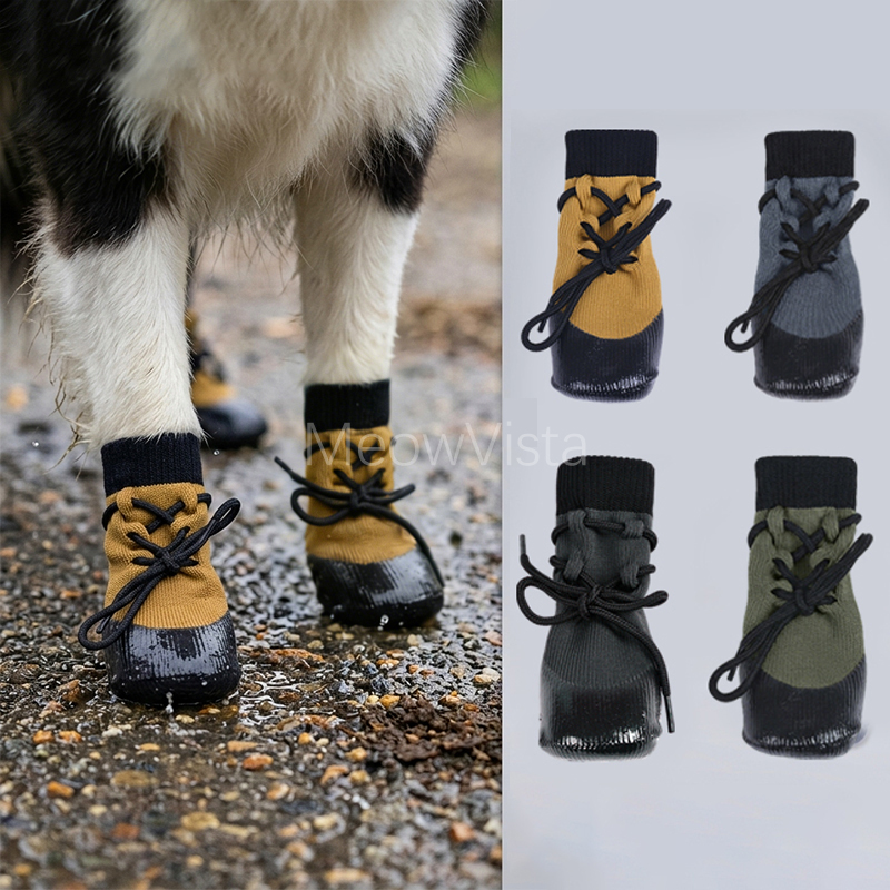 Zapatos Impermeables para Perr - Dog Booties Paw Protector reseña y precio