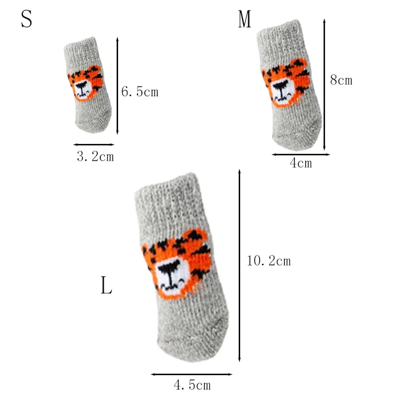 4 pares de calcetines de invie - Dog Booties Paw Protector reseña y precio