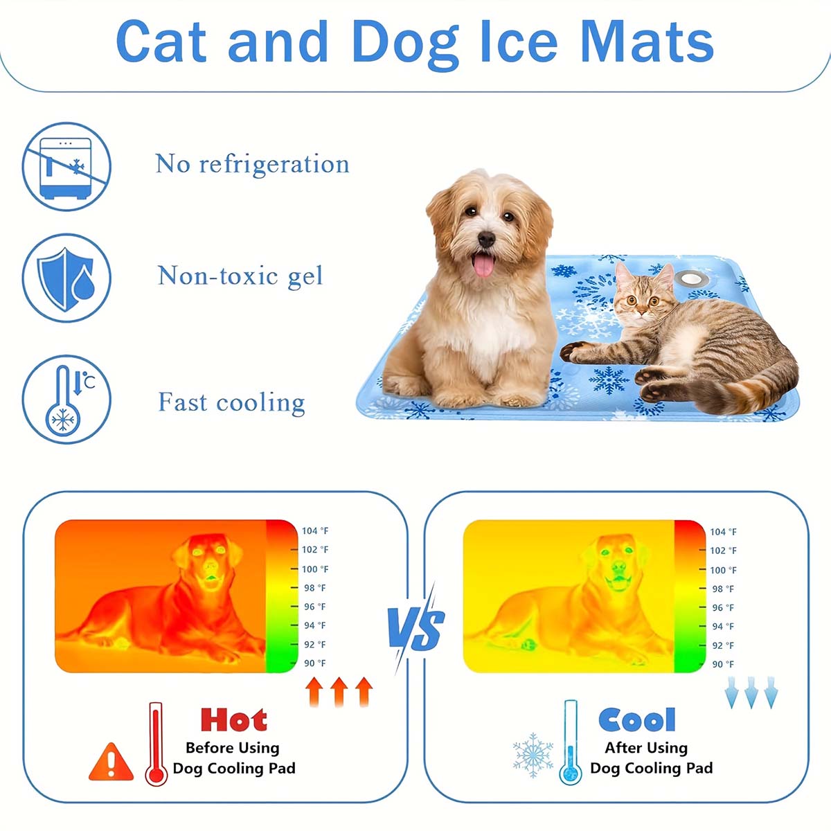 Alfombra refrescante de verano - Pet Supplies Warehouse reseña y precio