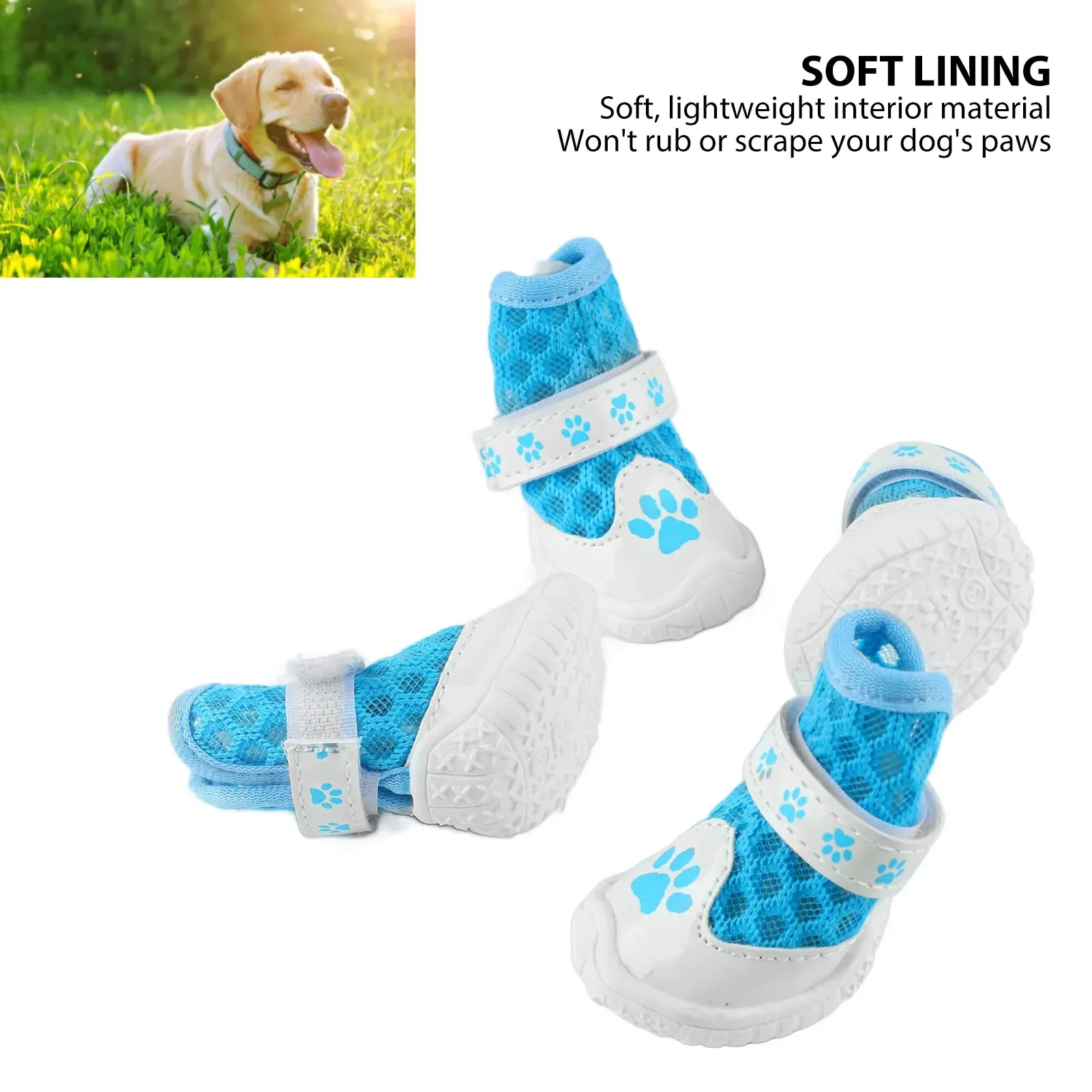 Botines de malla transpirable  - Dog Booties Paw Protector reseña y precio