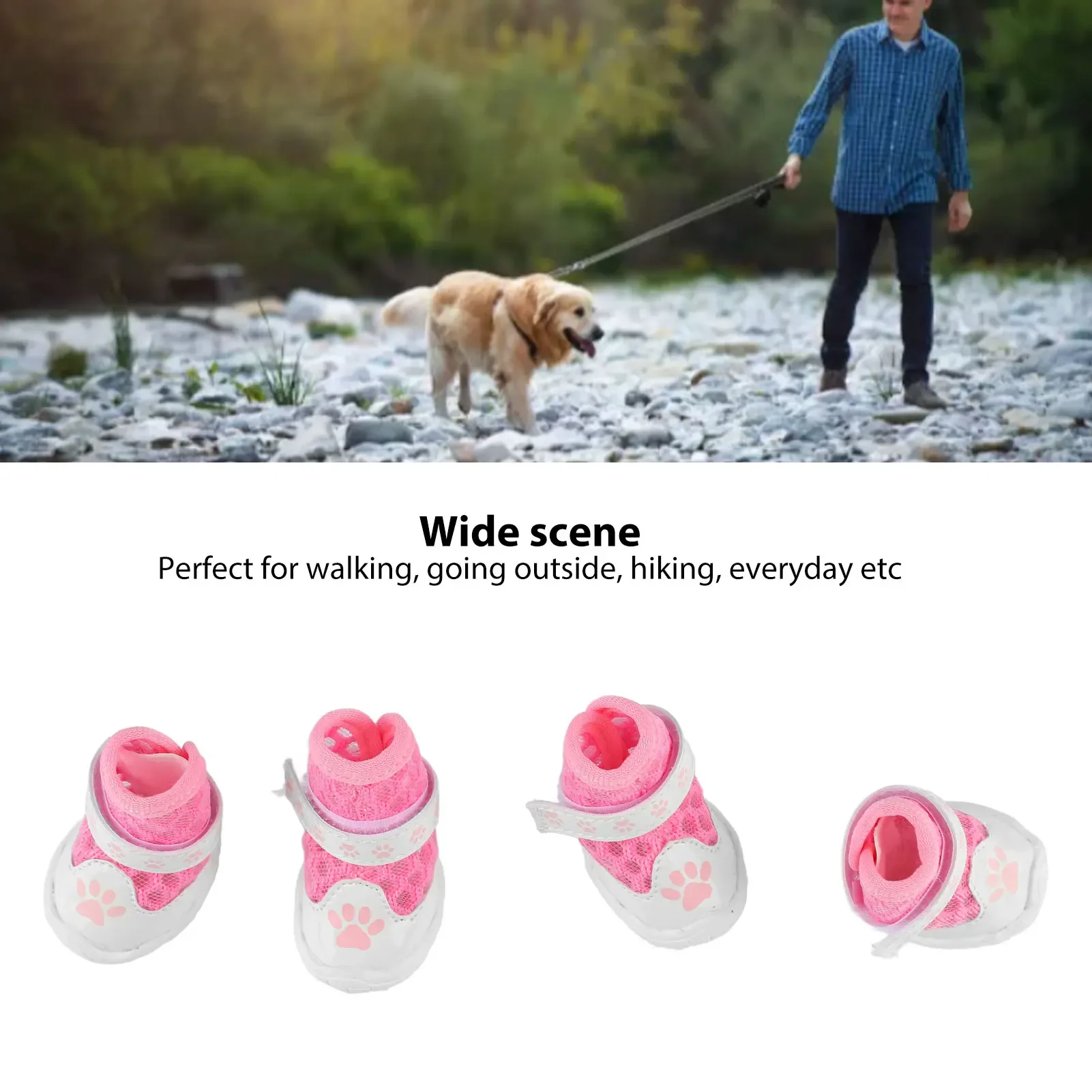 Botines de malla transpirable  - Dog Booties Paw Protector reseña y precio