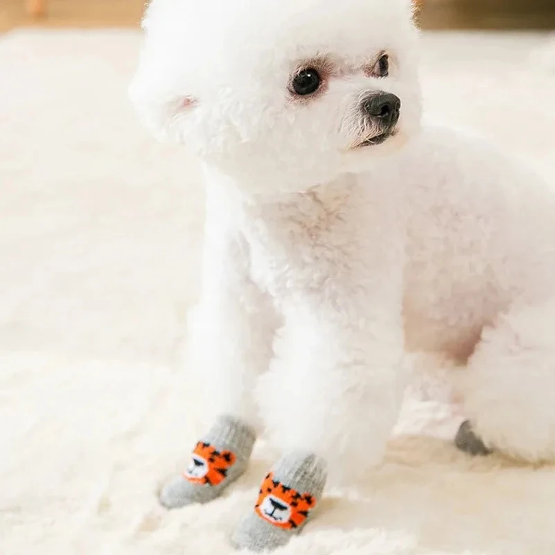 4 Pares de Calcetines Antidesl - Dog Booties Paw Protector reseña y precio