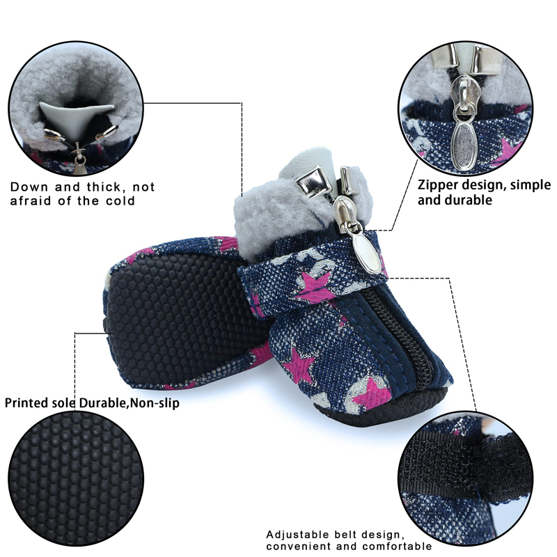Benepaw-zapatos cálidos para p - Dog Booties Paw Protector reseña y precio