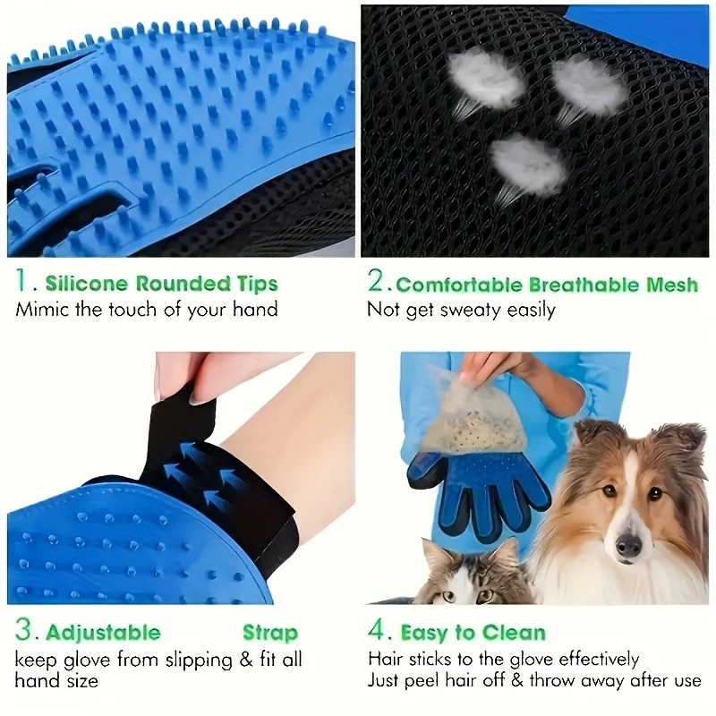 Guante Peine Quita Pelos para  - Pet Supplies Warehouse reseña y precio