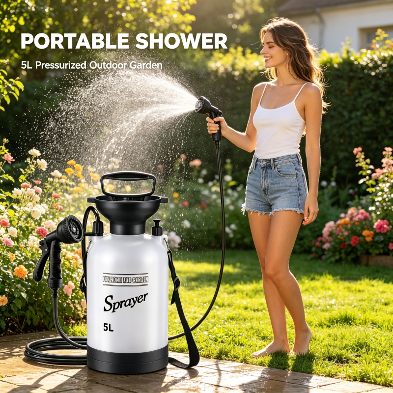 Ducha Portátil de 5L para Camp - Pet Supplies Outlet reseña y precio
