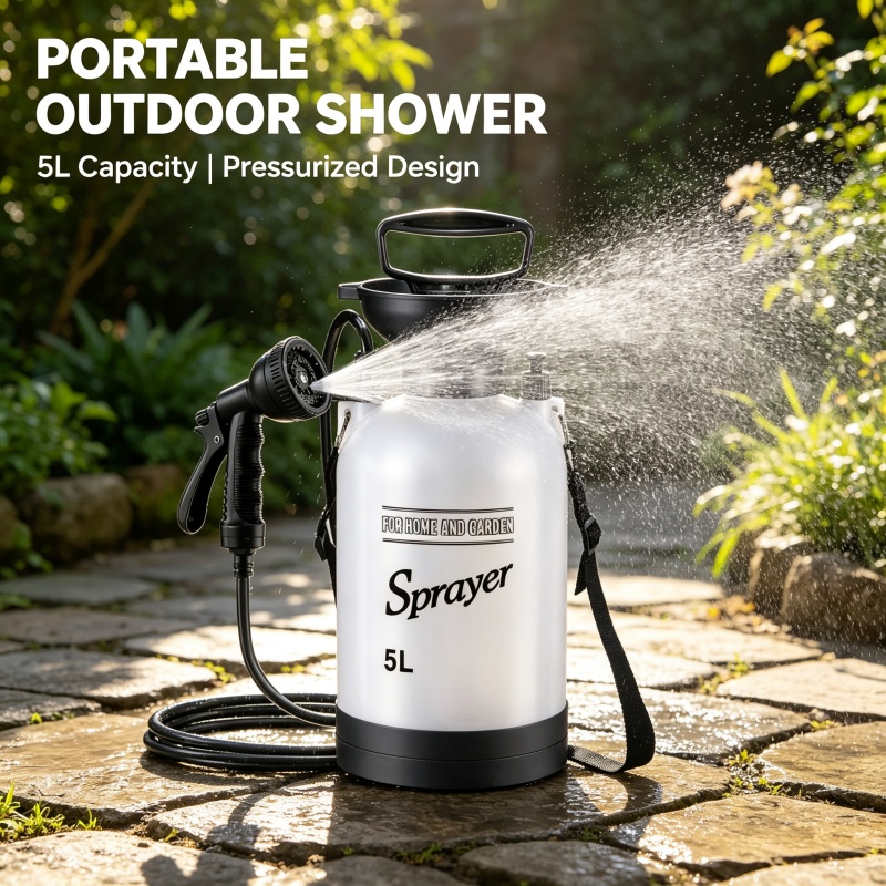 Ducha Portátil de 5L para Camp - Pet Supplies Outlet reseña y precio